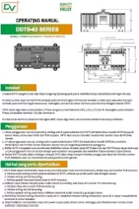 Manual DDTS-63