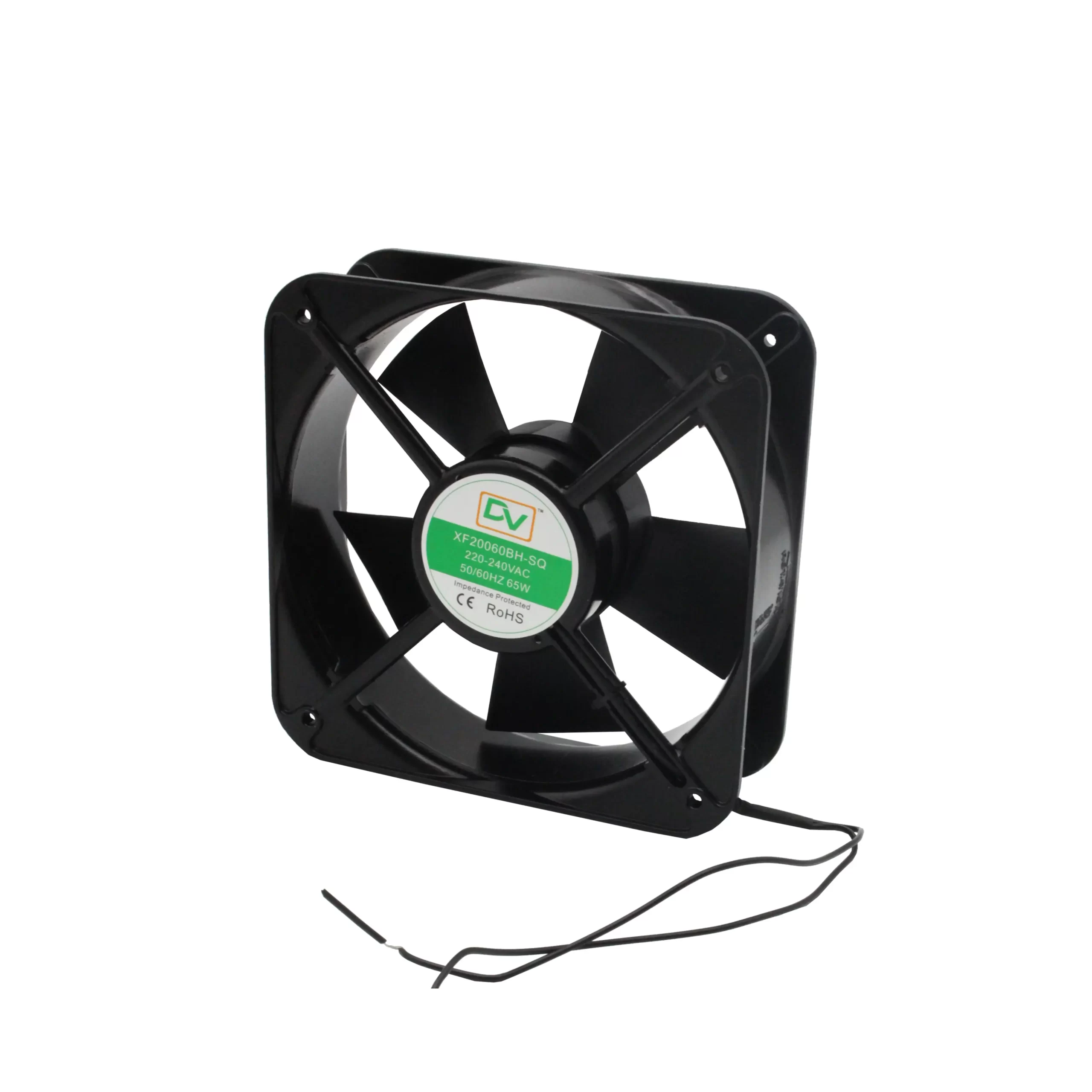 COAXIAL FAN 200X200X60 ROUND XF20060-RD SQUARE