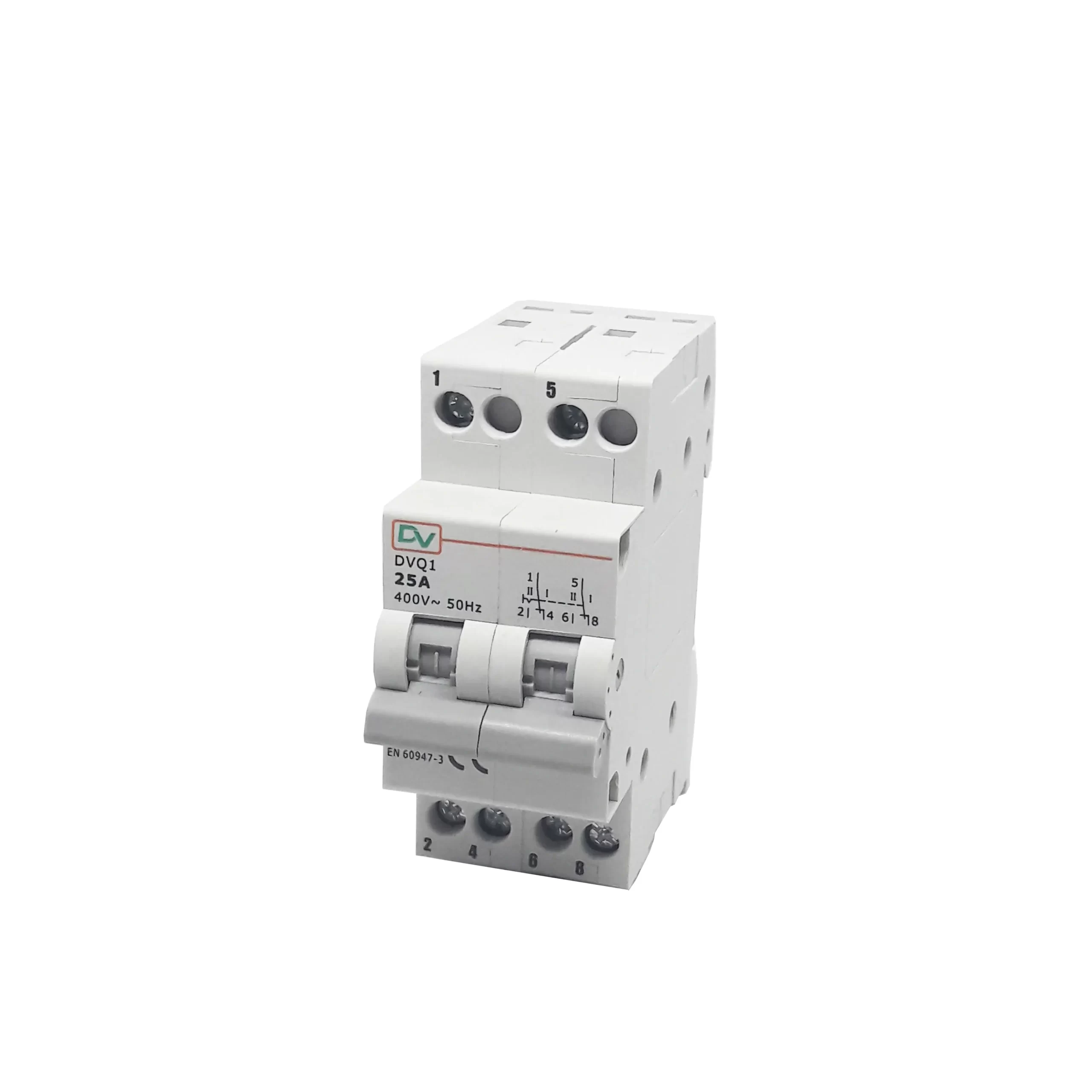 DIN RAIL CHANGE OVER SWITCH (COS) 2P / DVQ1-2