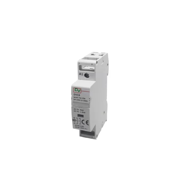 DIN RAIL CONTACTOR 1 MODUL 25A / DVC6-125