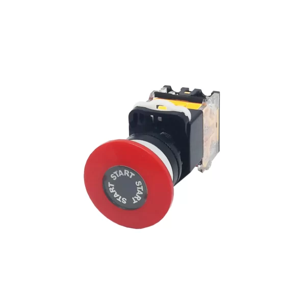 EMERGENCY STOP FIXED CONTACT 22MM SPRING RETURN / LA22C-11M/R
