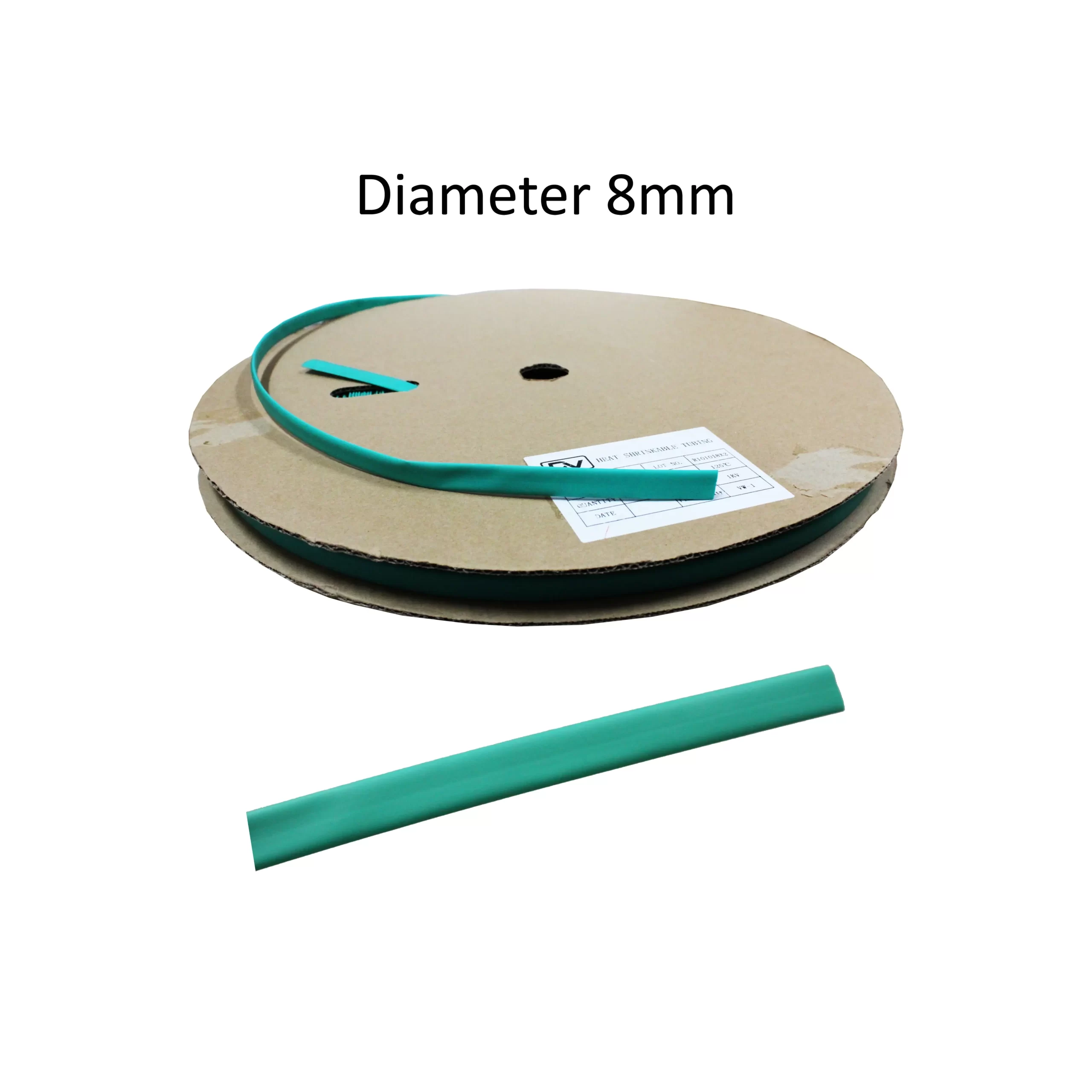 HEATSHRINK 8MM DHS-8 GREEN