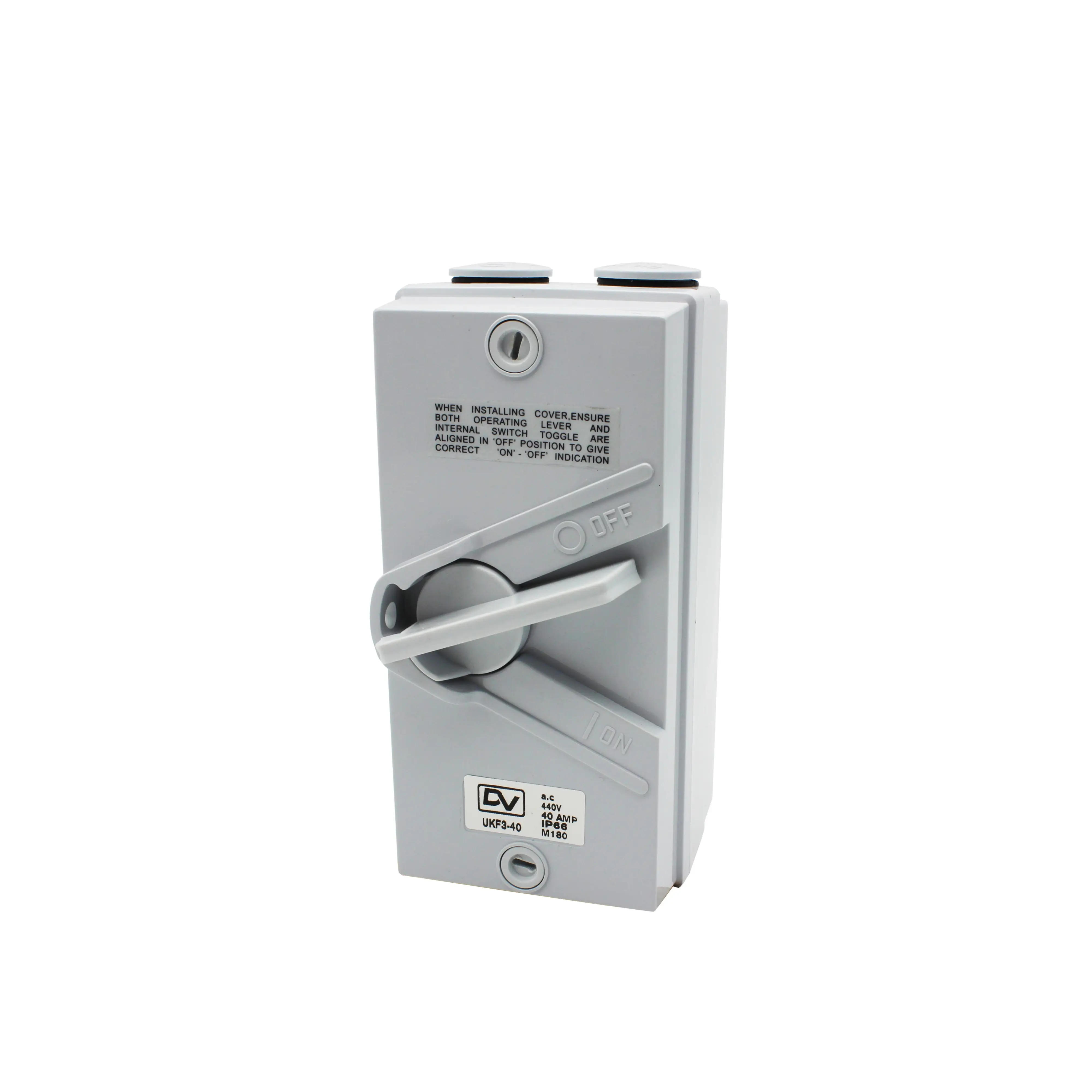 ISOLATOR SWITCH WEATHERPROOF 3P+E+N ISW-3 40A