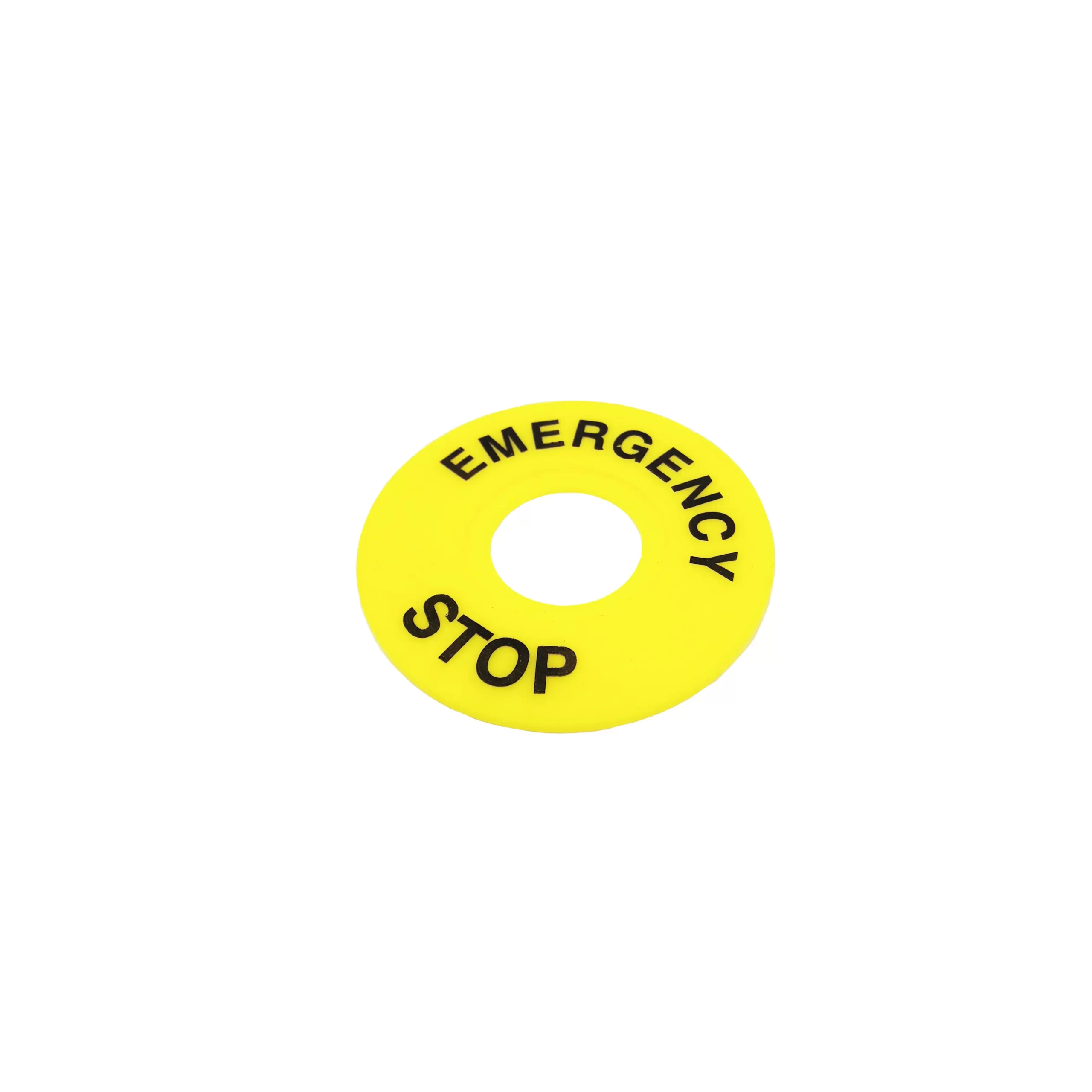 LEGEND PLATE EMERGENCY STOP 22MM LP22-ES