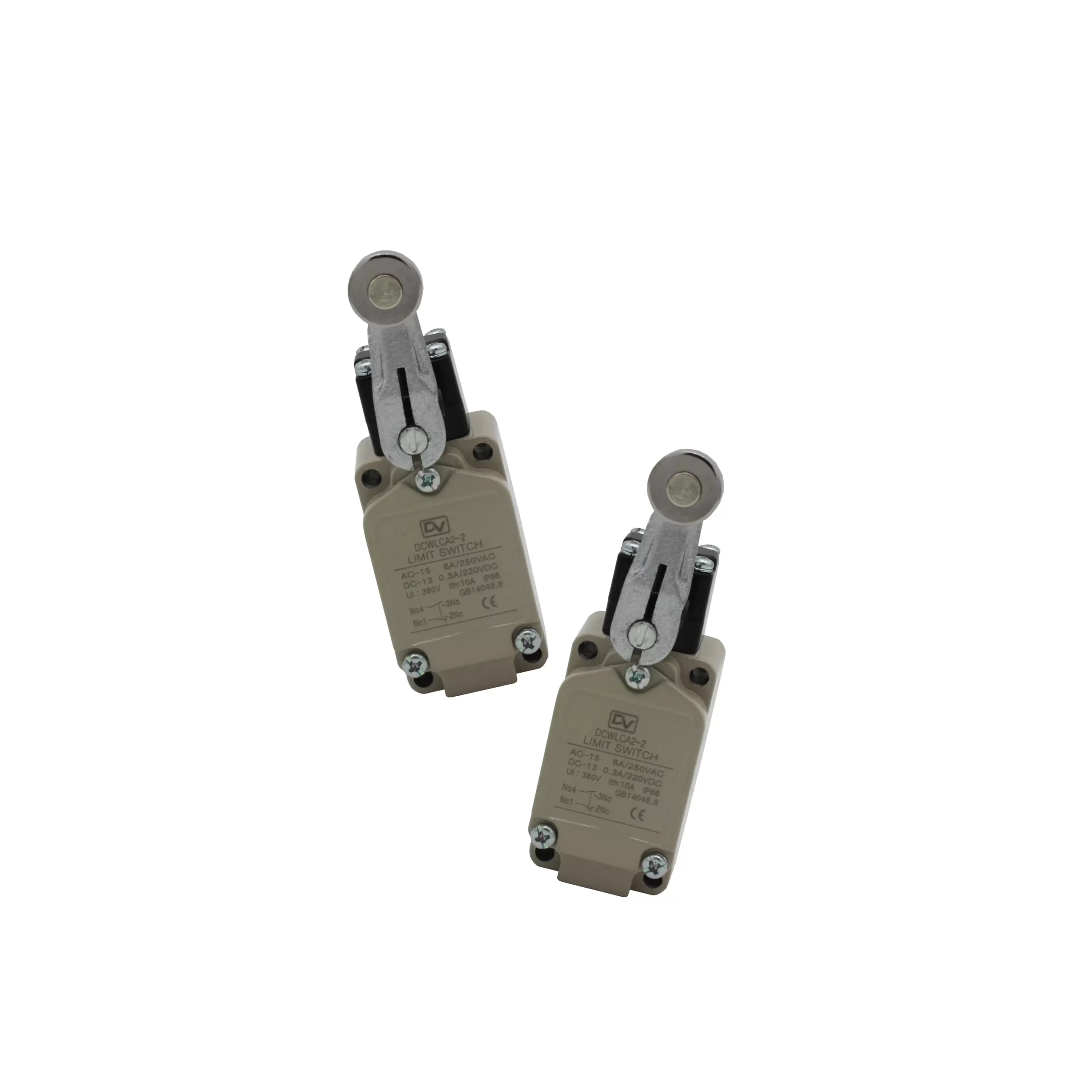 LIMIT SWITCH PLASTIC ROLLER LEVER DCWLCA2-2
