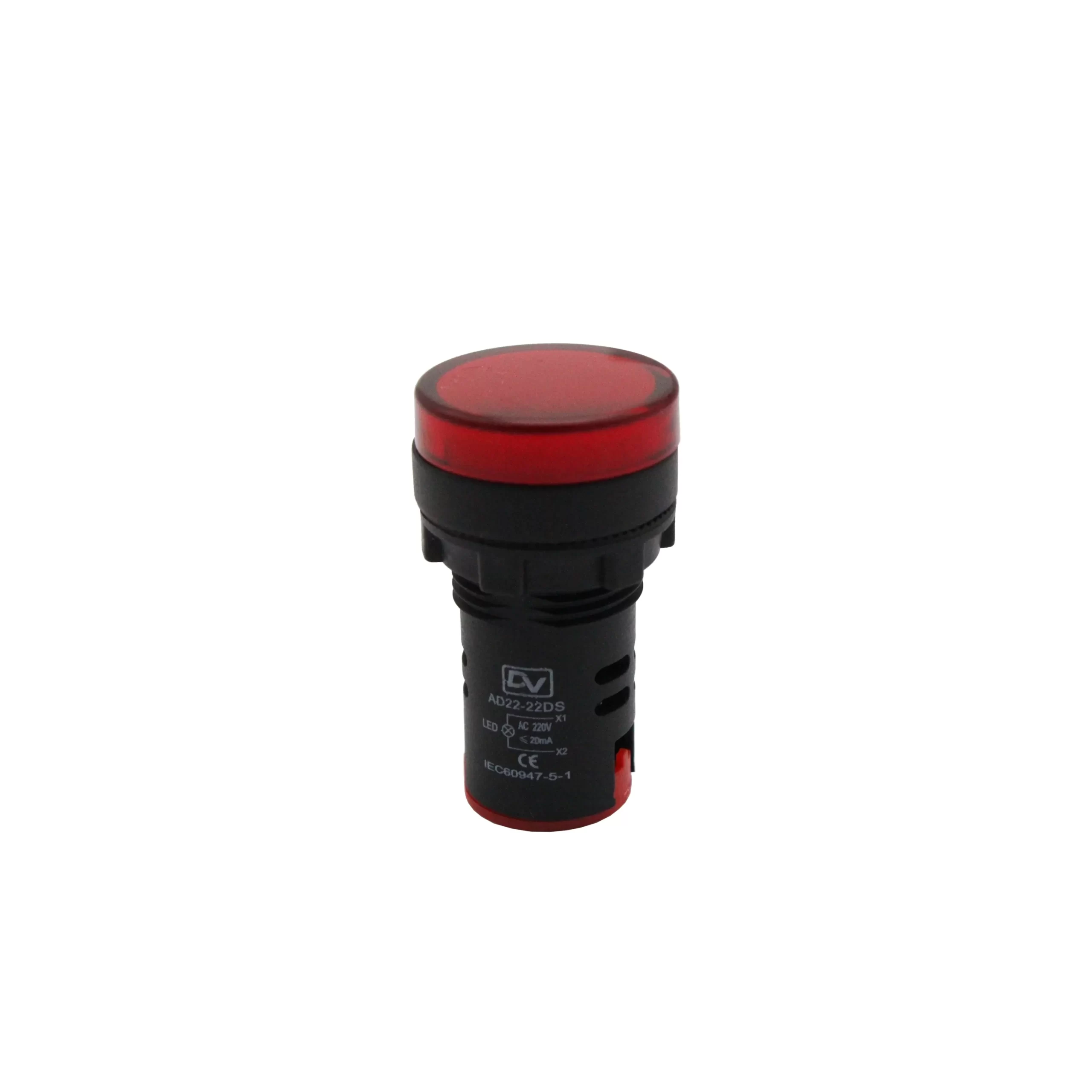 PILOT LAMP 22MM 220VAC AD22B-22SMD RED