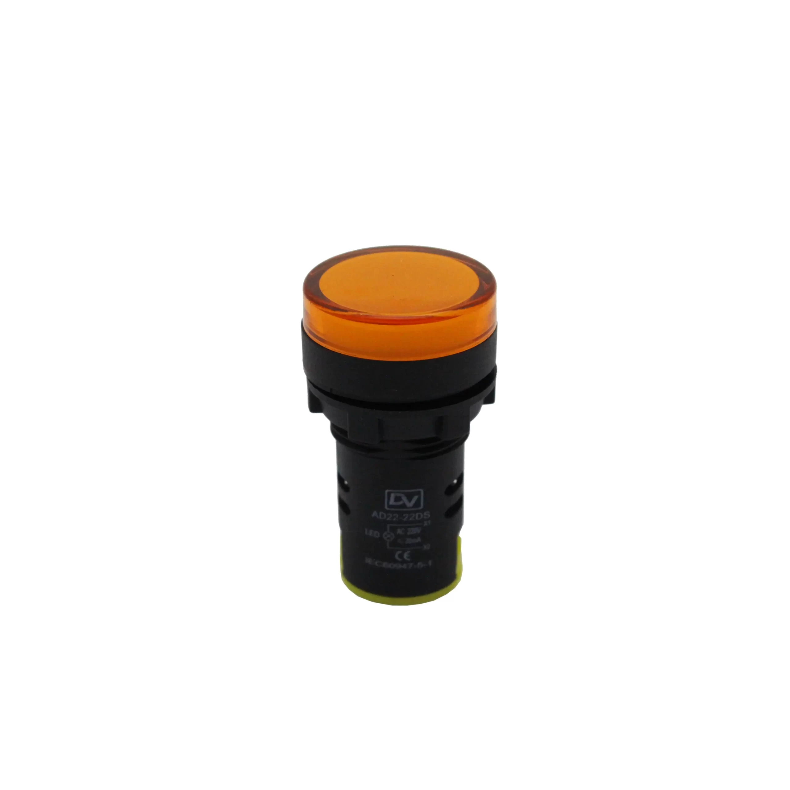 PILOT LAMP 22MM 220VAC AD22B-22SMD YELLOW