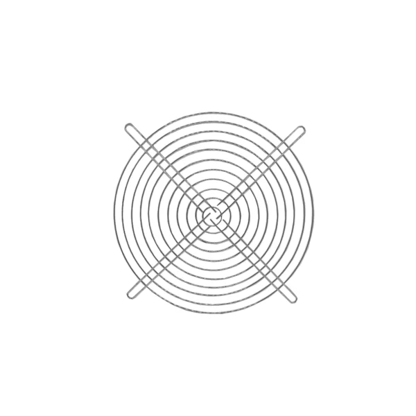 FILTER FAN METAL FOR FAN 200X200 ROUND / FFM200-RD