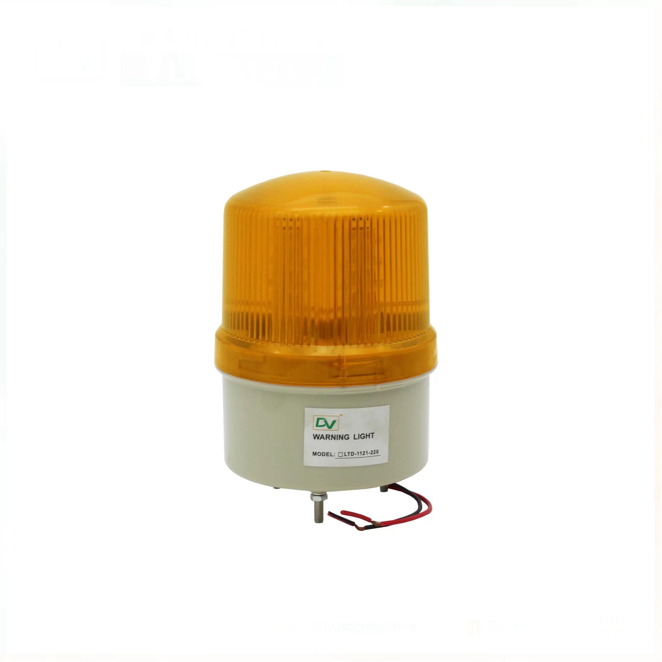 LED WARNING LIGHT MULTIFUNGSI BUZZER 5 INCH LTD-1121MJ YELLOW