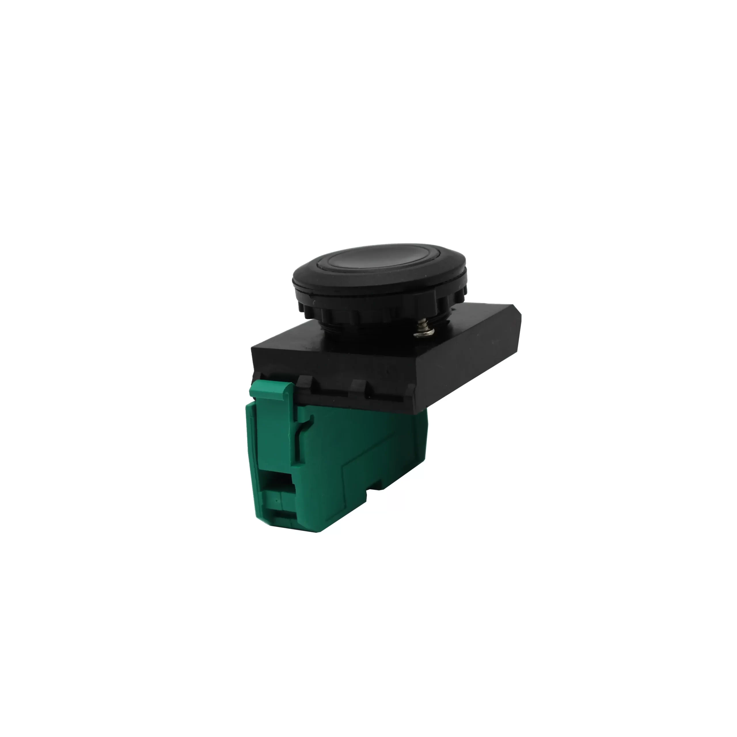 PUSH BUTTON WATERPROOF 22MM SPRING RETURN LA22E-11 BLACK