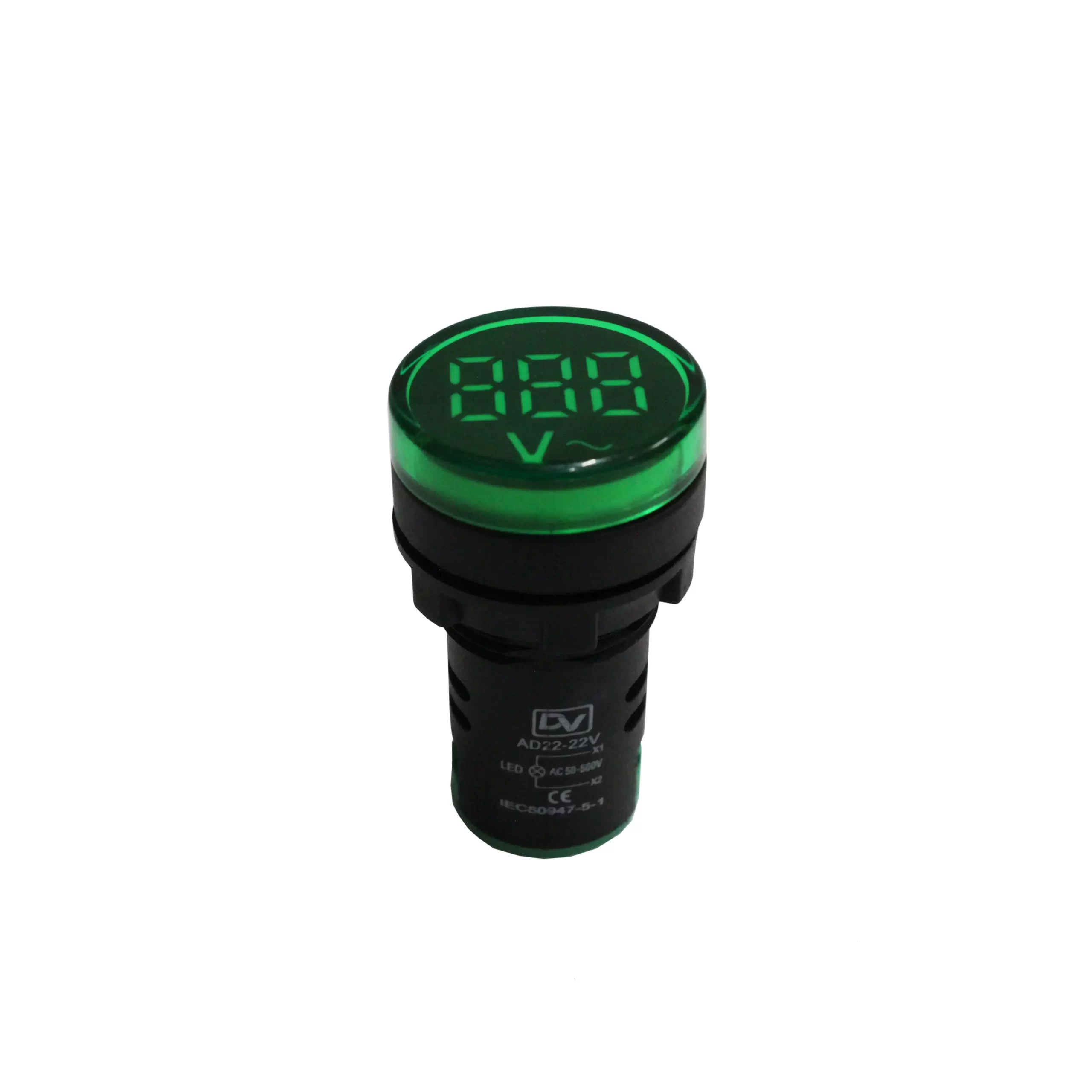 VOLT METER LAMP AD22-22VDS GREEN